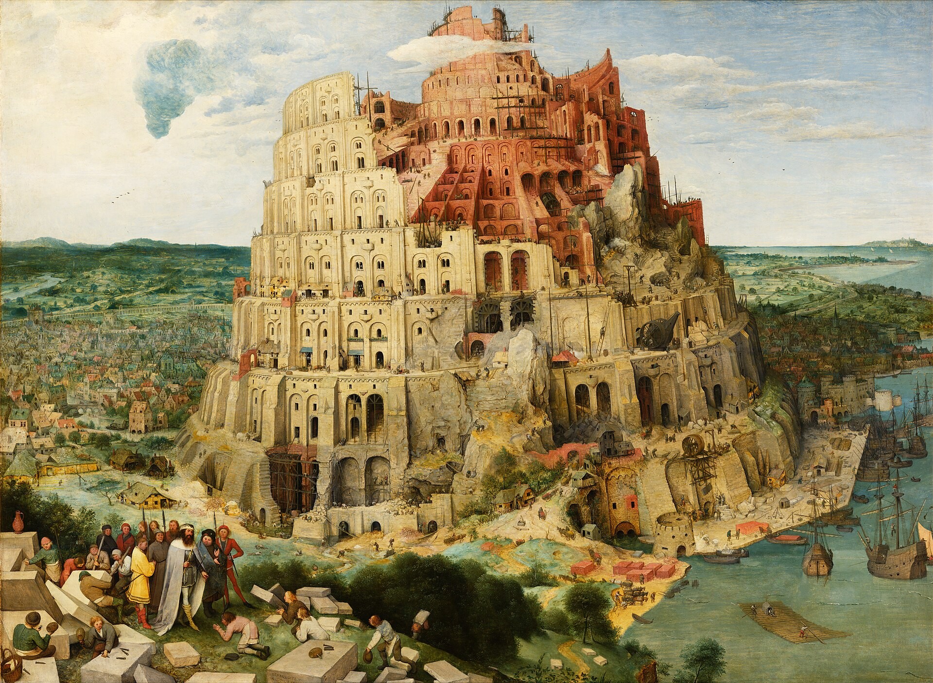 Pieter Bruegel'in Babil Kulesi tablosu (Viyana)