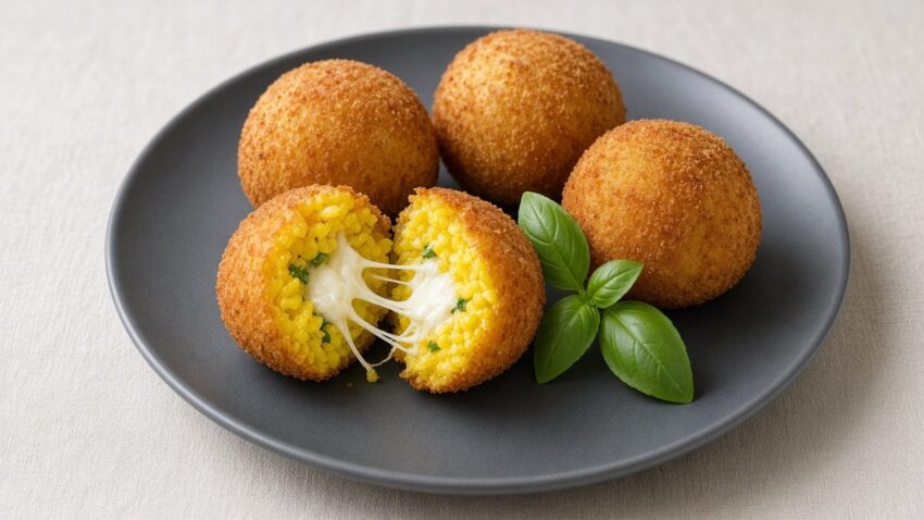 Arancini Tarifi: Mozzarellalı Sicilya Usulü Pirinç Topları