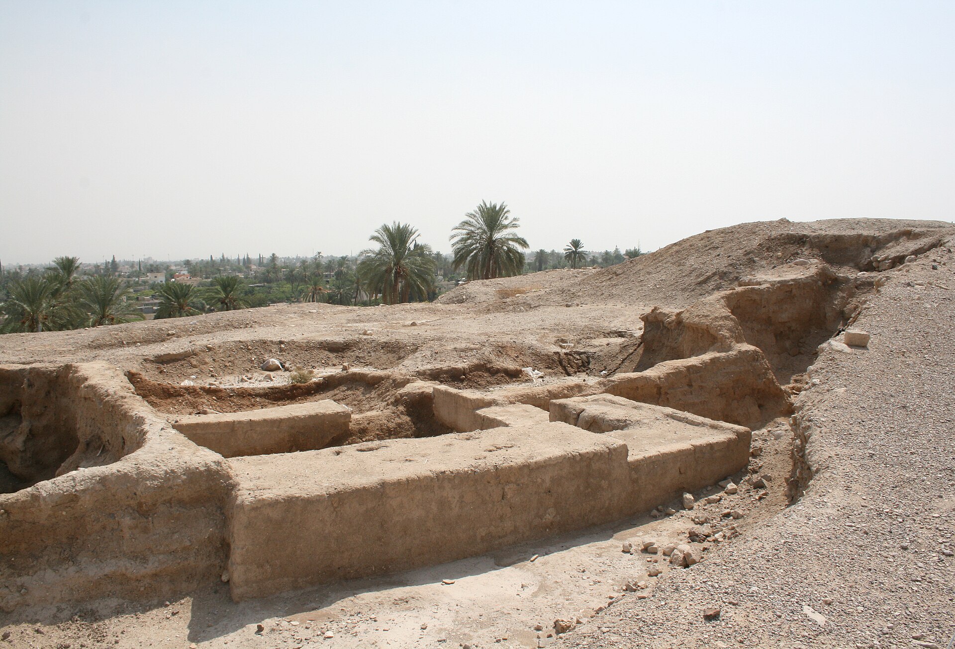 Eriha höyüğü Tell es-Sultan'ın genel görünümü