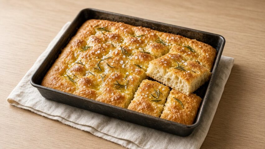 Focaccia Tarifi: Biberiyeli, Bol Zeytinyağlı Ligurya Usulü