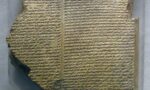 Asurbanipal Kütüphanesi'nden Gılgamış Destanı'nın tufan anlatısını içeren çivi yazılı kil tablet